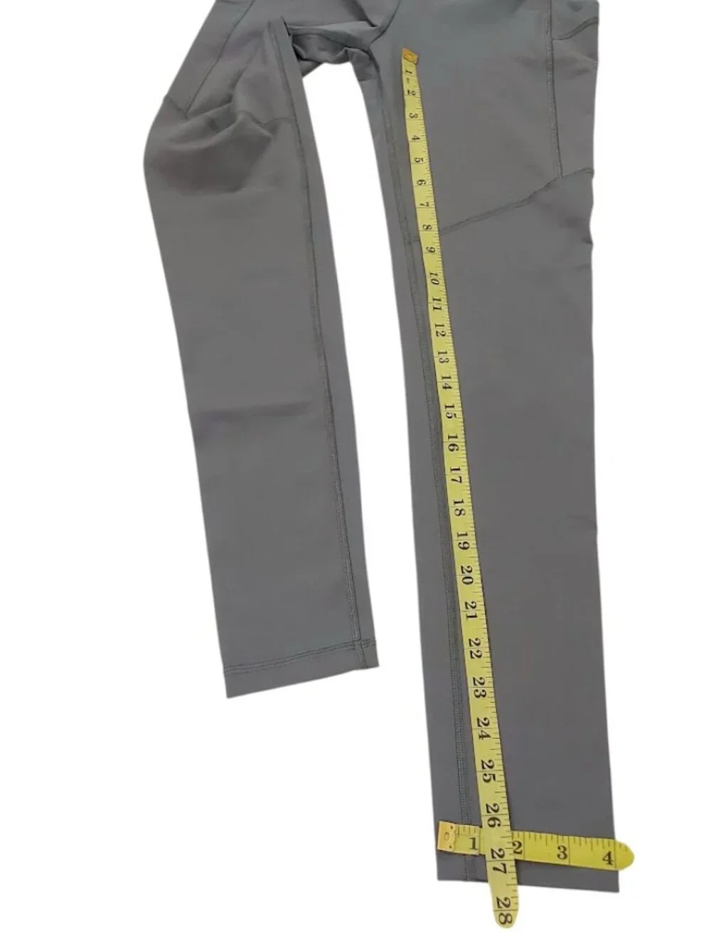 Ivivva Lululemon Leggings Girls Youth 14 Gray Athletic Pockets Reflective Calf